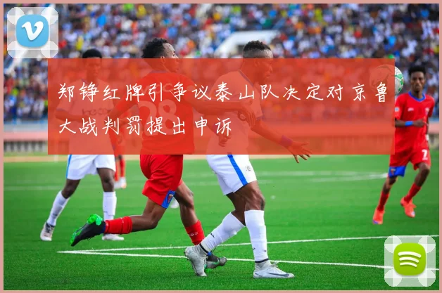 郑铮红牌引争议泰山队决定对京鲁大战判罚提出申诉